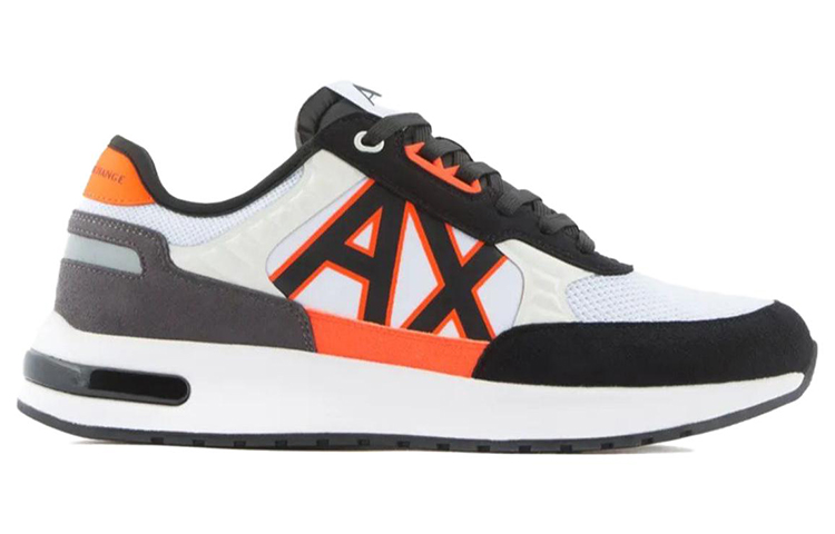 Armani Exchange Low Top 'Black White Orange' 圖 2
