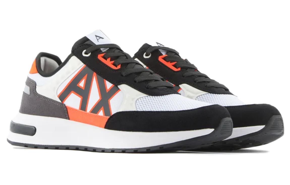 Armani Exchange Low Top 'Black White Orange' 圖 3