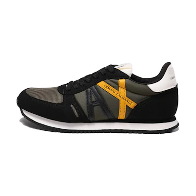 Armani Exchange Low Top 'Green Black'