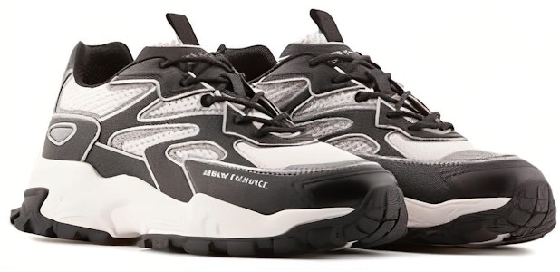 Armani Exchange Low Top Lace-Up 'Hitam' XUX159XV6421S451 Lookbook Armani Exchange Low Top Lace-Up 'Hitam' XUX159XV6421S451