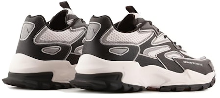 ARMANI EXCHANGE 阿瑪尼 圓頭繫帶 低幫 生活休閒鞋 男款 黑色 Shop ARMANI EXCHANGE 阿瑪尼 圓頭繫帶 低幫 生活休閒鞋 男款 黑色