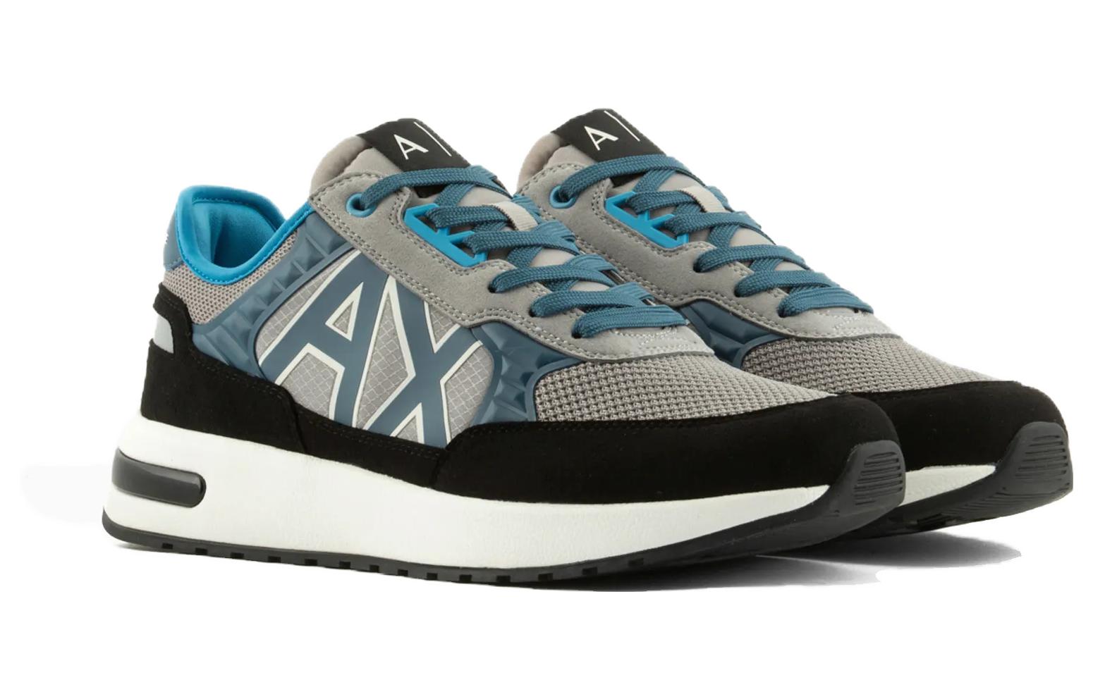 Armani Exchange Low Top Lace-Up 'Grey' 圖 2