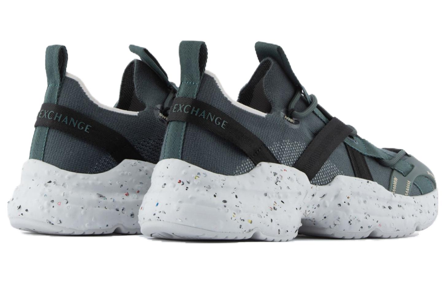 Armani Exchange Low Top Lace-Up 'Grey' 圖 3