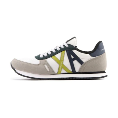 Armani Exchange Low Top Lace-Up 'Grey White'