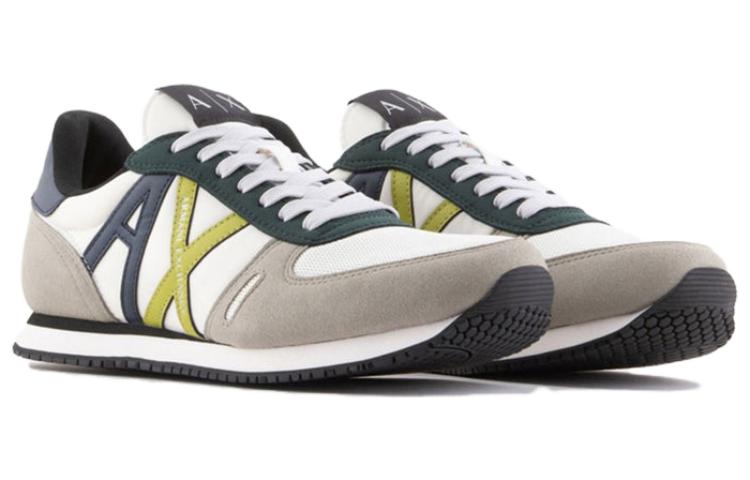 Armani Exchange Low Top Lace-Up 'Grey White' 圖 2