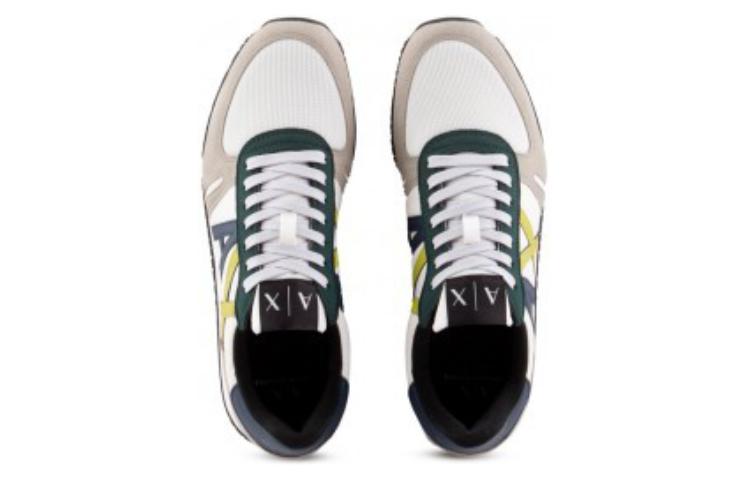 Armani Exchange Low Top Lace-Up 'Grey White' 圖 3