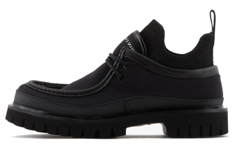 Buy But Kasut Armani Exchange Rendah 'Poliester Hitam' XUC013XV669100002