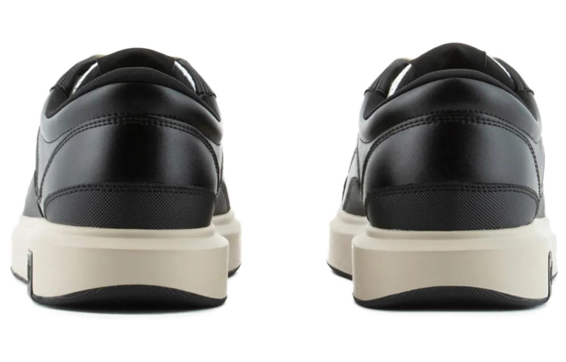 Armani Exchange Low Top Lace-Up Sneakers 'Black' 圖 3