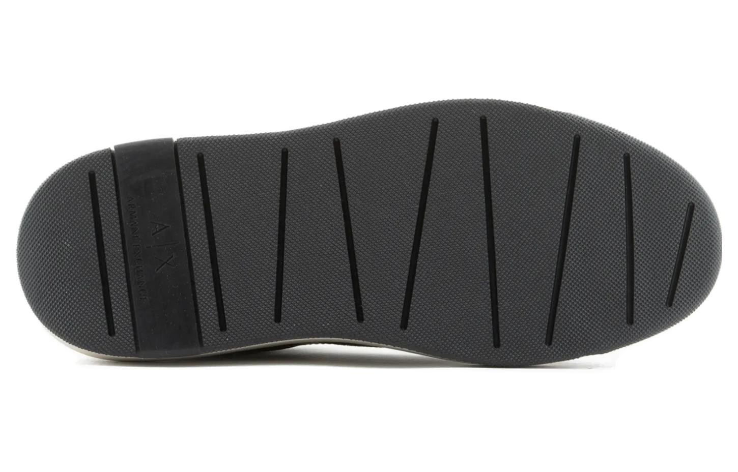 Armani Exchange Low Top Lace-Up Sneakers 'Black' 圖 4