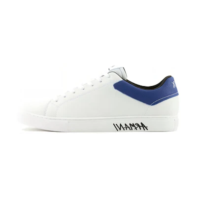 Armani Exchange Low Top Lace-up Sneakers 'Blue Leather'