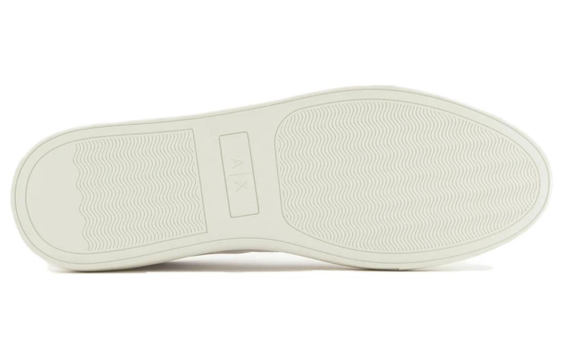 Armani Exchange Low Top Lace-up Sneakers 'White Suede' 圖 6