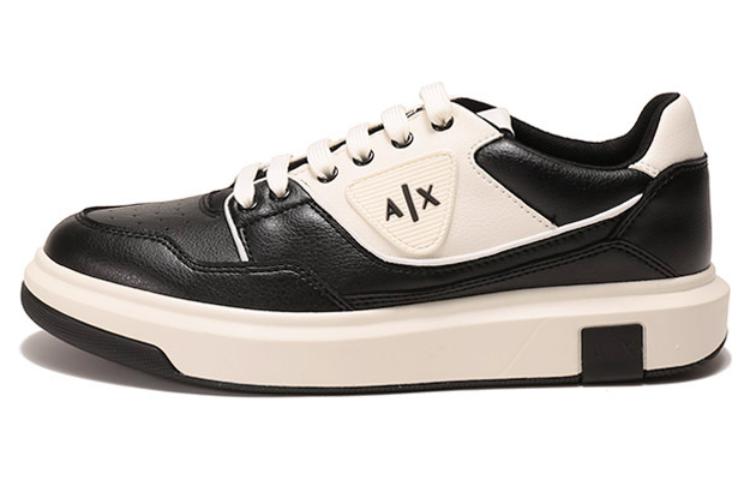 Armani Exchange Low Top Lace-Up 'Black White' XUX146XV599N814