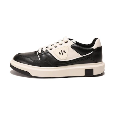 Armani Exchange Low Top Lace-Up 'Black White'