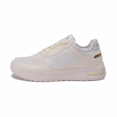 Armani Exchange Low Top Lace-Up 'Ivory Logo'