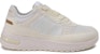 Armani Exchange Low Top Lace-Up 'Ivory Logo' kasut sneakers logo gading XUX090XV27600894