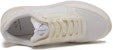 Armani Exchange Low Top Lace-Up 'Ivory Logo' kasut sneakers logo gading XUX090XV27600894