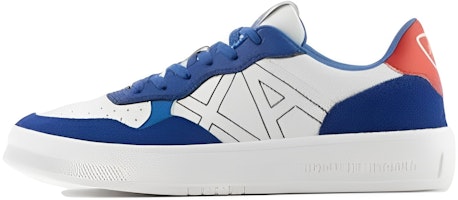 Armani Exchange Low Top Leather Sneakers 'Blue Lace-Up' XUX148XV6011S535 Armani Exchange Low Top Leather Sneakers 'Blue Lace-Up' XUX148XV6011S535