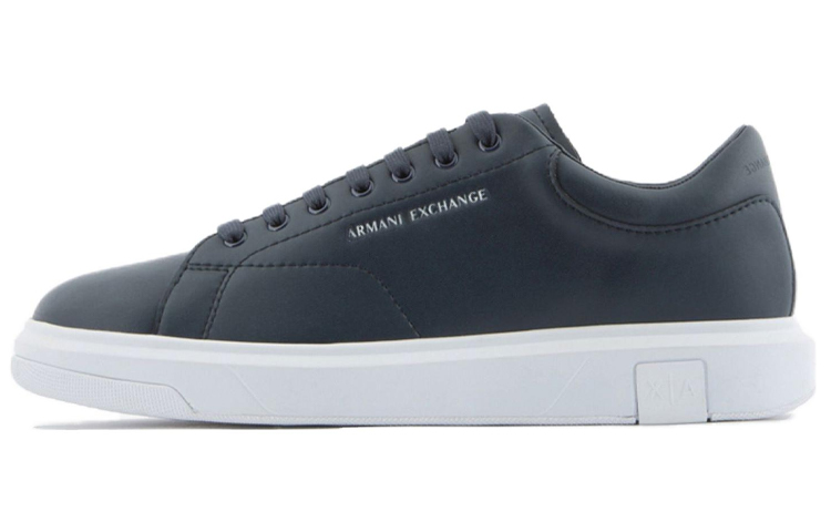 Armani Exchange Low Top Leather Sneakers 'Navy Blue' XUX123XV534100285