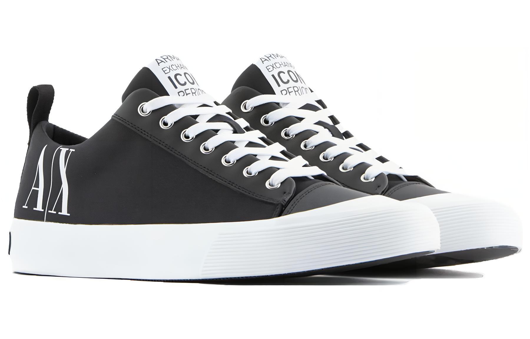 Armani Exchange Low Top Sneaker 'Black' 圖 3