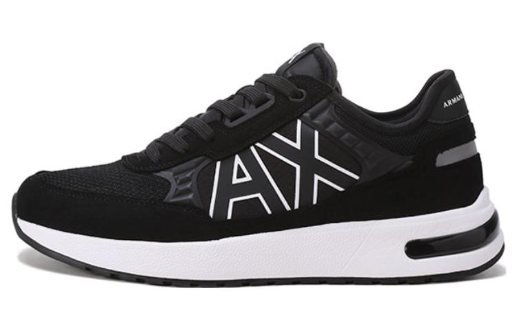 Armani Exchange Low Top Sneaker 'Black Fabric Patch' XUX090XV27600002