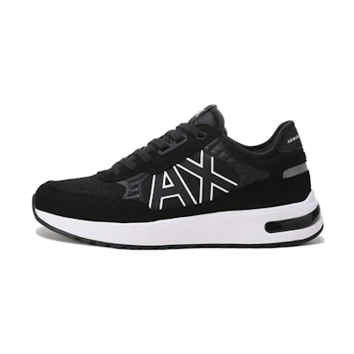 Armani Exchange Low Top Sneaker 'Black Fabric Patch'