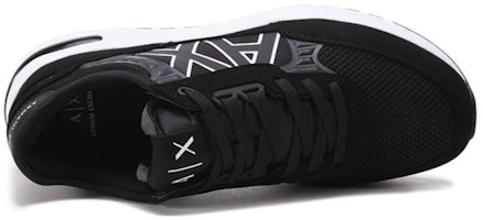 阿玛尼Exchange黑色织物补丁低帮运动鞋 XUX090XV27600002 Purchase 阿玛尼Exchange黑色织物补丁低帮运动鞋 XUX090XV27600002