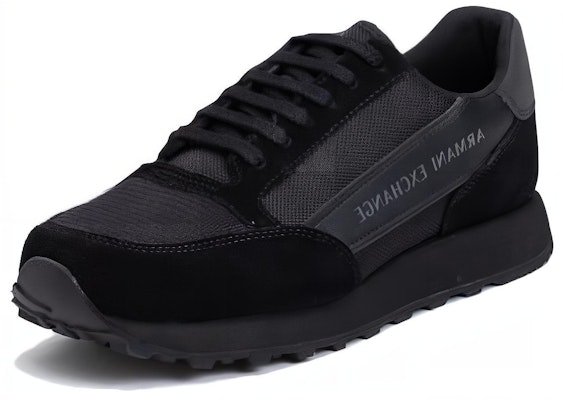 Armani Exchange Low Top Sneaker 'Black Leather' XUX083XV2631K001 Buy Armani Exchange Low Top Sneaker 'Black Leather' XUX083XV2631K001