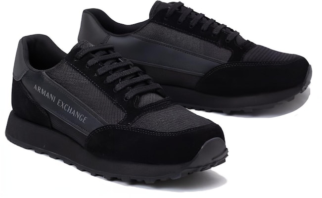 Armani Exchange Low Top Sneaker 'Black Leather' XUX083XV2631K001 Order Armani Exchange Low Top Sneaker 'Black Leather' XUX083XV2631K001