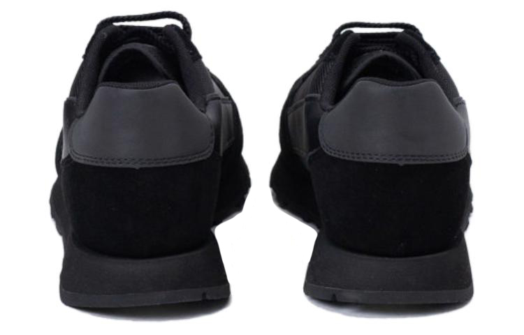 Shop ARMANI EXCHANGE阿瑪尼 牛皮 繫帶 圓頭 低幫 運動休閒鞋 男款 黑色