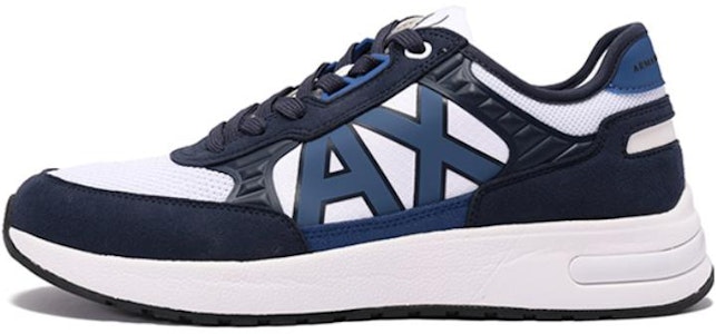 Armani Exchange Low-Top Sneaker 'Putih Biru Navy' XUX090XV276S563 Buy Armani Exchange Low-Top Sneaker 'Putih Biru Navy' XUX090XV276S563