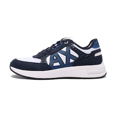 Armani Exchange Low-Top Sneaker 'White Navy Blue'