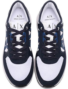 Armani Exchange Low-Top Sneaker 'Putih Biru Navy' XUX090XV276S563 Shop Armani Exchange Low-Top Sneaker 'Putih Biru Navy' XUX090XV276S563