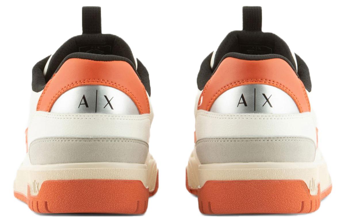 Armani Exchange Low Top Sneaker 'White Orange' 圖 3