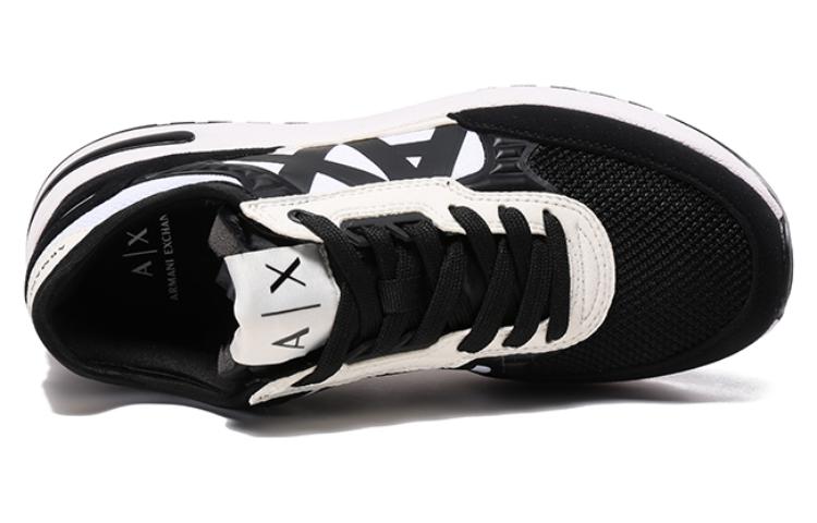 Armani Exchange Low-Top Sneakers 'Black Patch Logo' 圖 5