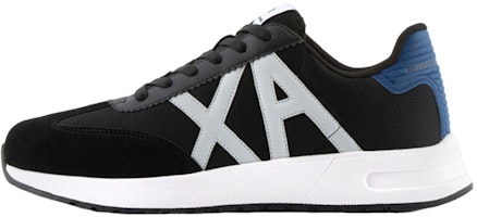 Armani Exchange Low Top Sneakers 'Black White Blue' XUX071XV5271S281 Armani Exchange Low Top Sneakers 'Black White Blue' XUX071XV5271S281