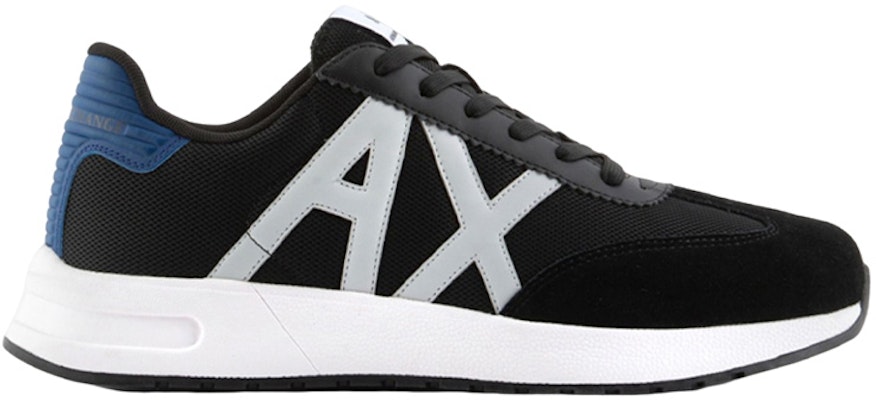 아르마니 익스체인지 블랙/화이트/블루 로우탑 스니커즈 XUX071XV5271S281 Order 아르마니 익스체인지 블랙/화이트/블루 로우탑 스니커즈 XUX071XV5271S281