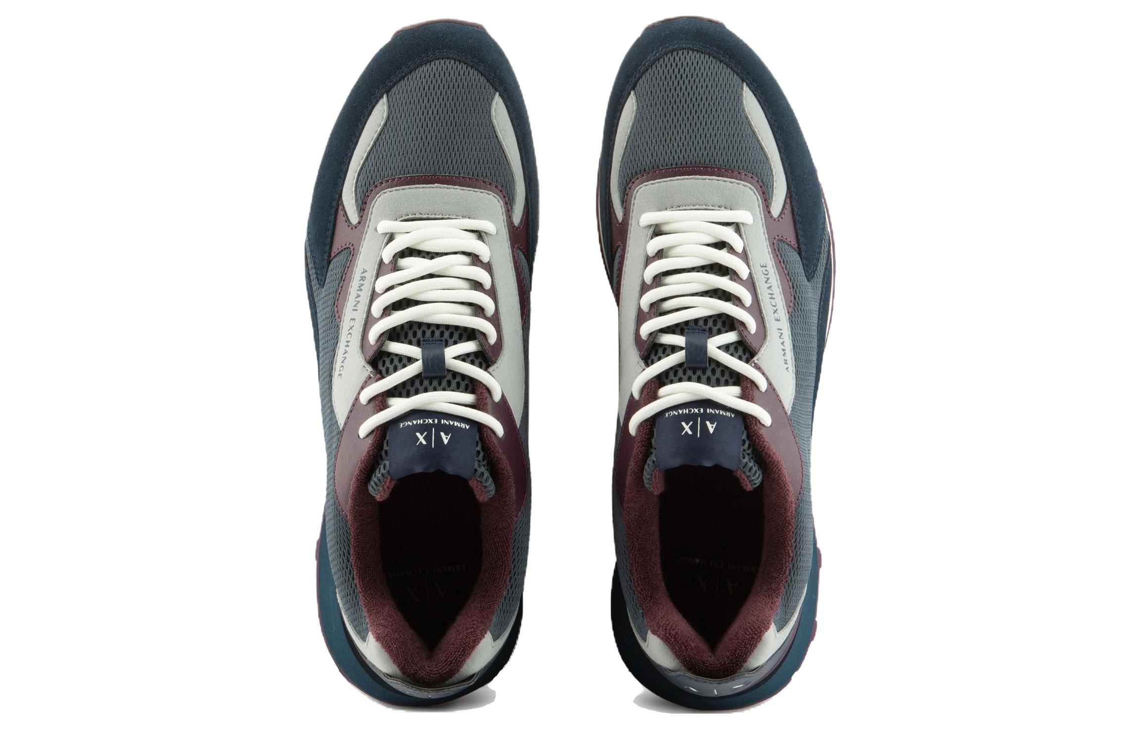 Armani Exchange Low-Top Sneakers 'Simple Blue' 圖 4