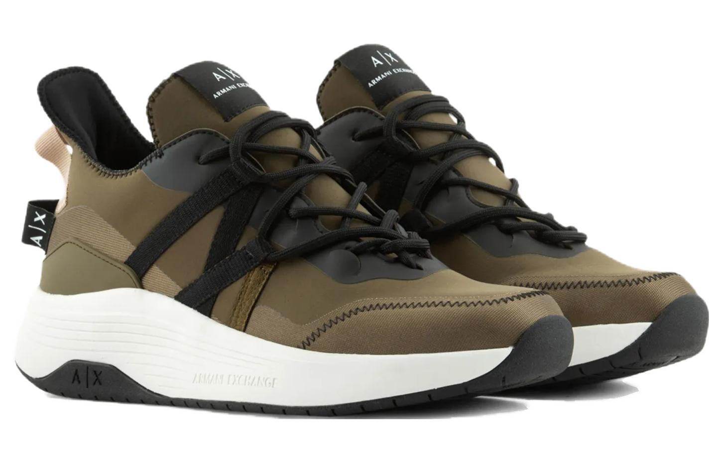 Order Armani Exchange 绿色厚底低帮鞋 XUX187XV7741Q482