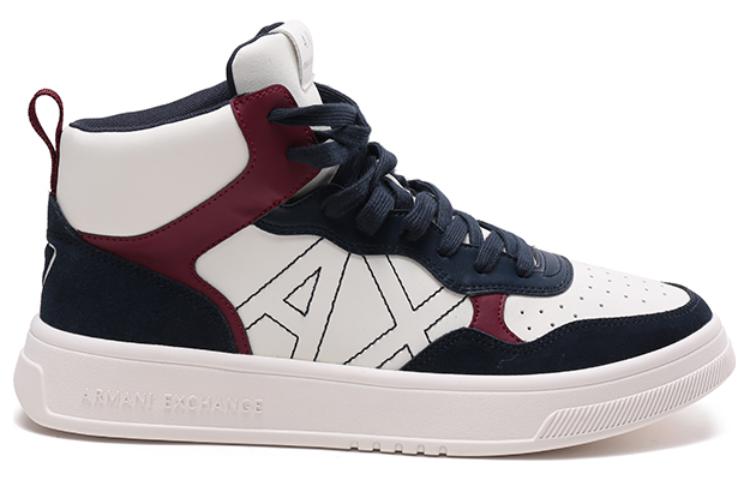 Armani Exchange Mid Top Lace-up 'Fashion White Blue' 圖 2