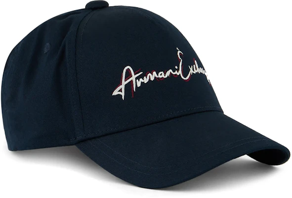 Armani Exchange Navy Blue Logo Baseball Cap Unisex Couples' Style. 9542173F119159336 Buy Armani Exchange Navy Blue Logo Baseball Cap Unisex Couples' Style. 9542173F119159336