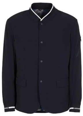 Armani Exchange 海軍藍拼接領單排扣外套 3DZGL1-ZN3GZ-11583 Buy Armani Exchange 海軍藍拼接領單排扣外套 3DZGL1-ZN3GZ-11583