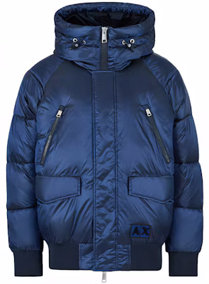 Chaqueta con Capucha de Algodón Suelto Azul Marino Armani Exchange. 6LZB34-ZNWHZ-85BS Buy Chaqueta con Capucha de Algodón Suelto Azul Marino Armani Exchange. 6LZB34-ZNWHZ-85BS