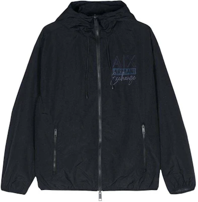 아르마니 익스체인지 네이비 로고 프린트 스트링 지퍼 포켓 재킷 3DZB12-ZN3OZ-SEAMILITARYBLUE Buy 아르마니 익스체인지 네이비 로고 프린트 스트링 지퍼 포켓 재킷 3DZB12-ZN3OZ-SEAMILITARYBLUE