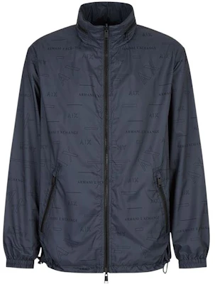 Armani Exchange 海軍藍尼龍拉鍊立領外套 FW22 6LZB20-ZNUQZ-25CN Buy Armani Exchange 海軍藍尼龍拉鍊立領外套 FW22 6LZB20-ZNUQZ-25CN