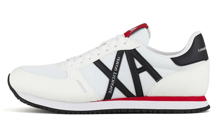 Buy 아르마니 익스체인지 나일론 레이스업 (화이트/블랙/레드) XUX017XCC681K488