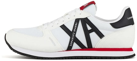 Armani Exchange Nylon Lace-Up 'White Black Red' XUX017XCC681K488 Armani Exchange Nylon Lace-Up 'White Black Red' XUX017XCC681K488