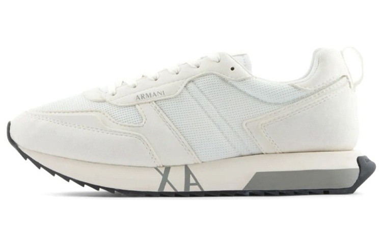 Armani Exchange Nylon Low-Top Sneakers 'Sleek All-Match'