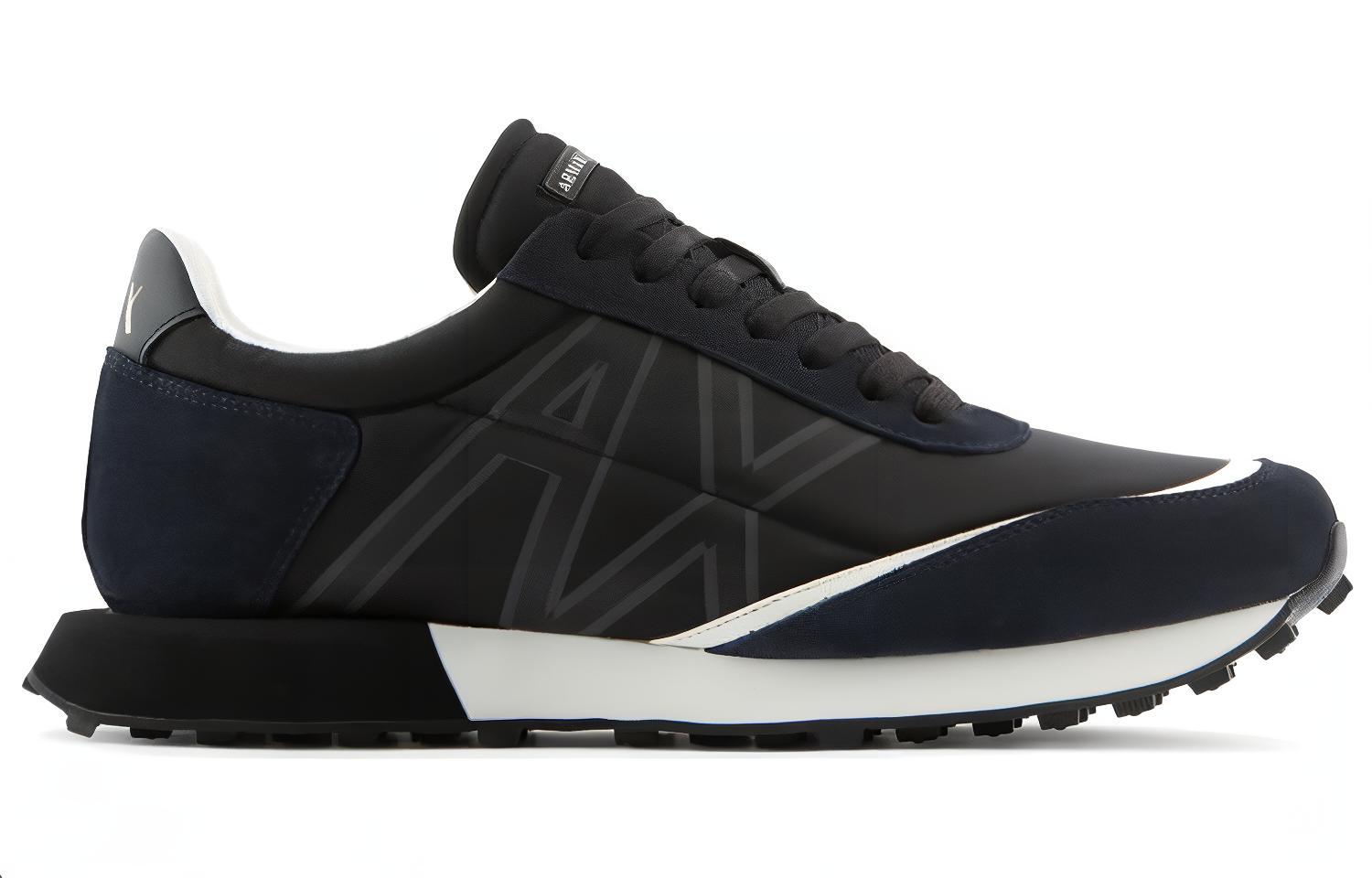 Order ARMANI EXCHANGE阿瑪尼 尼龍 簡約百搭 耐磨 低幫 運動休閒鞋 男款 黑色