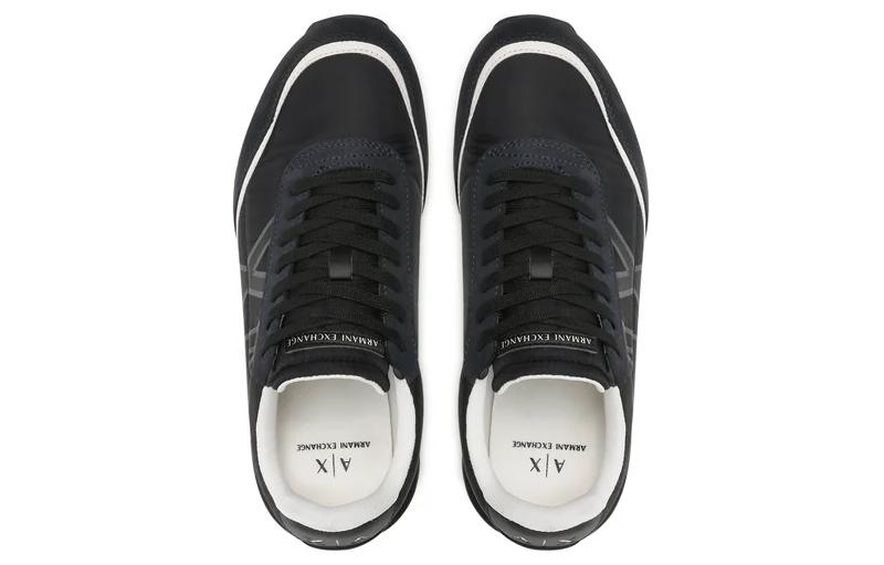 Purchase ARMANI EXCHANGE阿瑪尼 尼龍 簡約百搭 耐磨 低幫 運動休閒鞋 男款 黑色