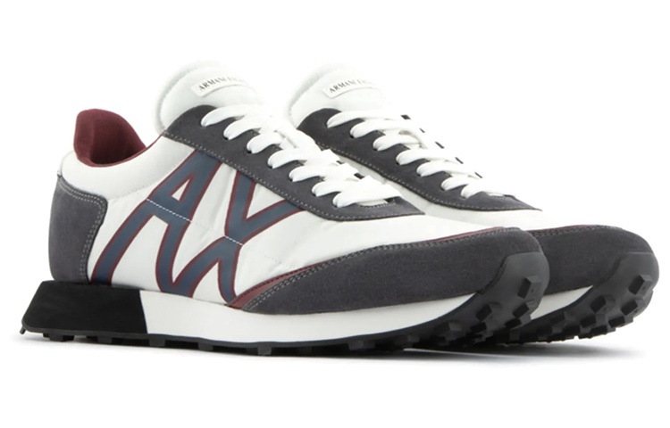 Armani Exchange Nylon Low 'Simple Versatile White Black' 圖 3